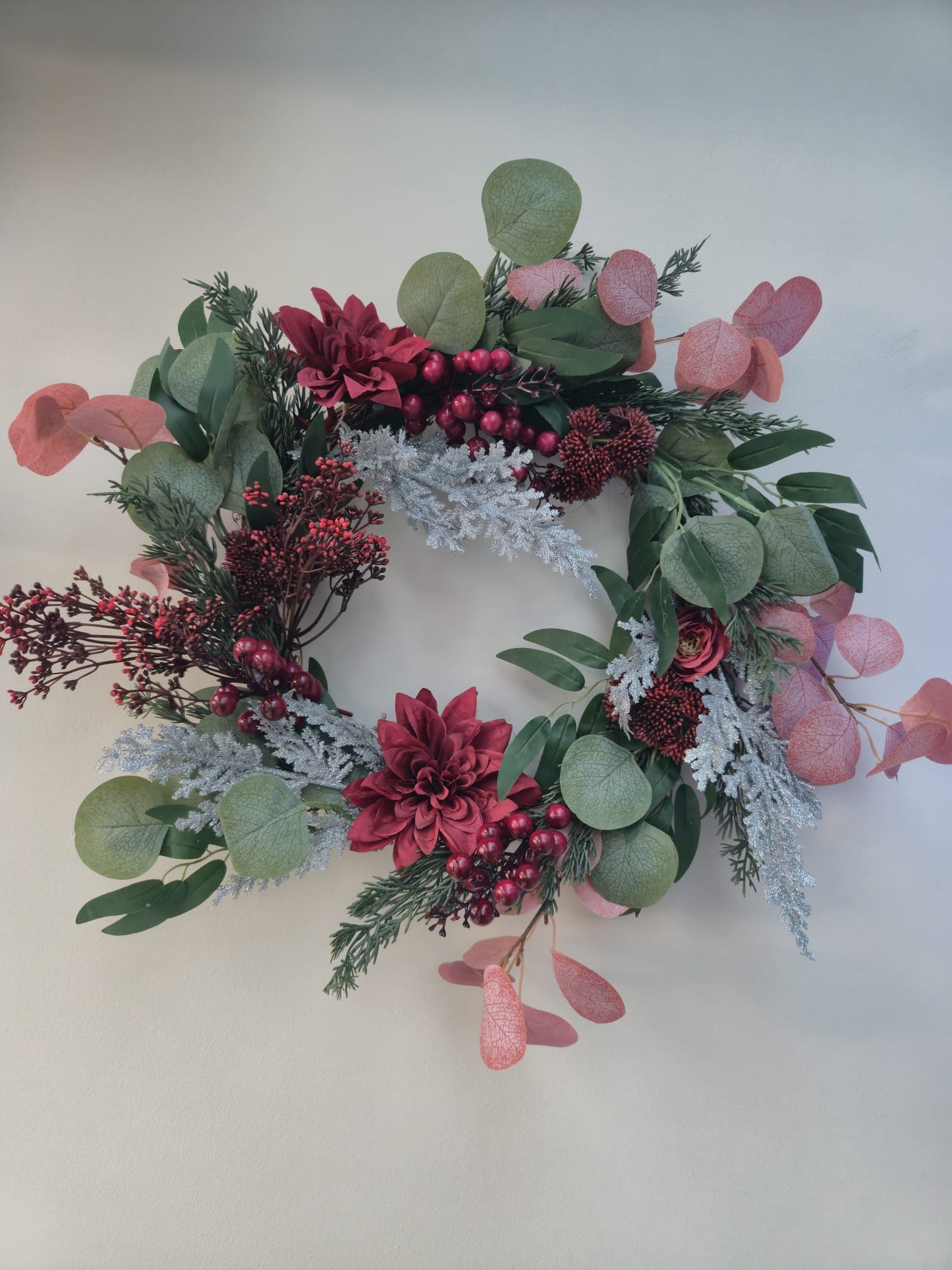 Christmas Wreath Small 40cm - Choose Colours