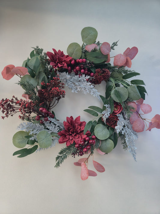 Christmas Wreath Small 40cm - Choose Colours