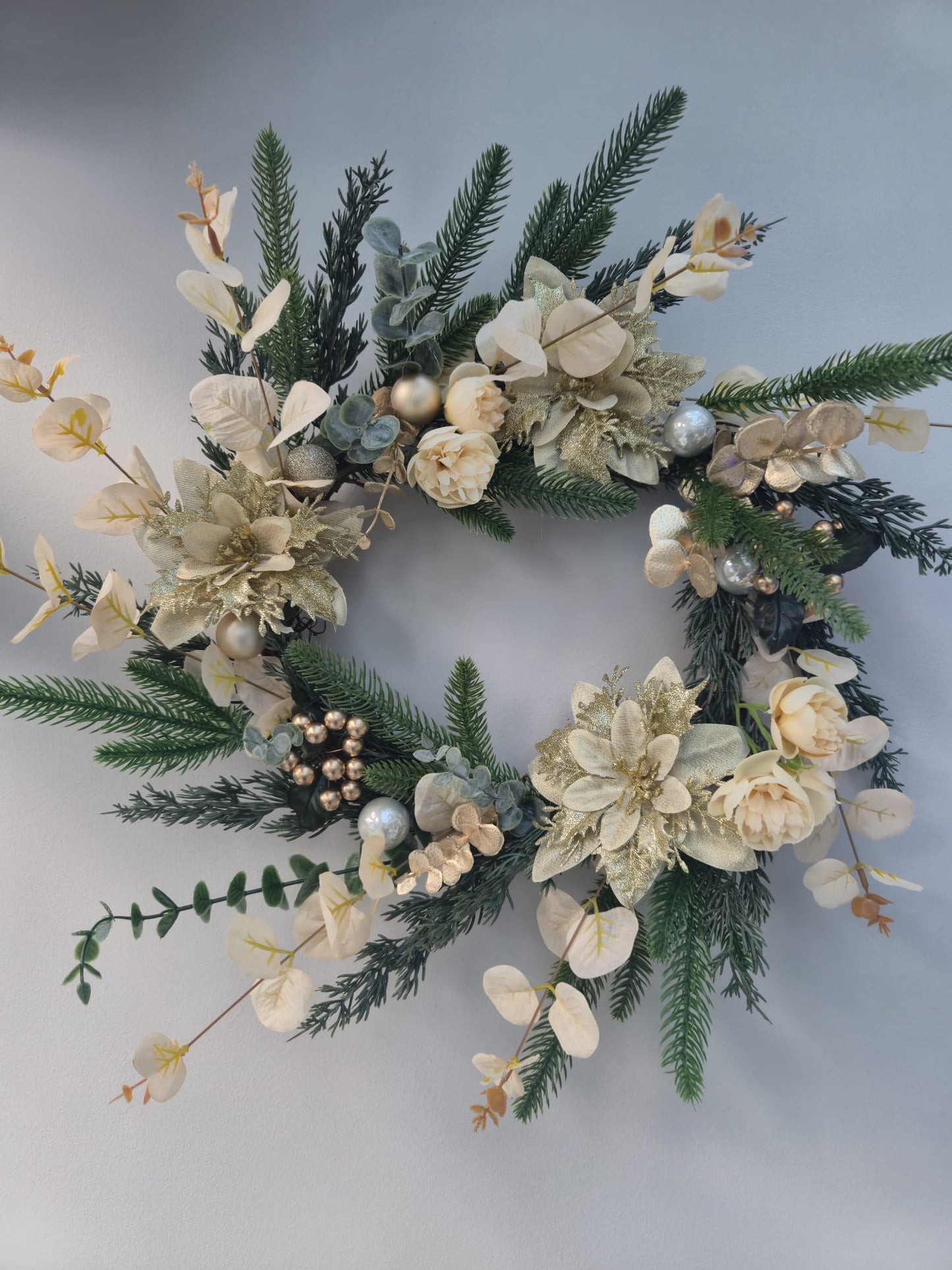 Christmas Wreath Small 40cm - Choose Colours