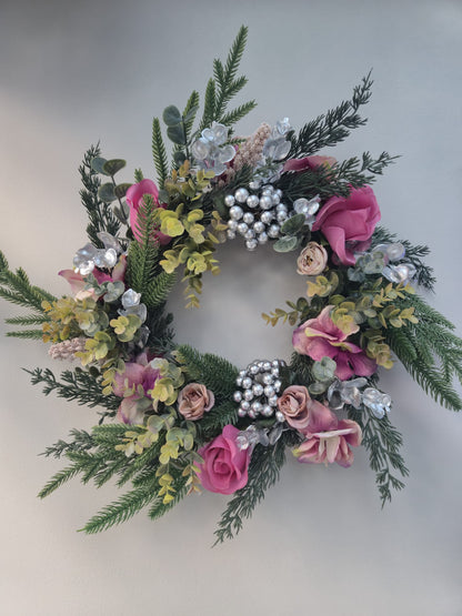 Christmas Wreath Small 40cm - Choose Colours