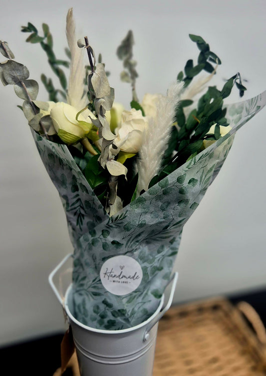 Preserved Eucalyptus, Rose Bouquet